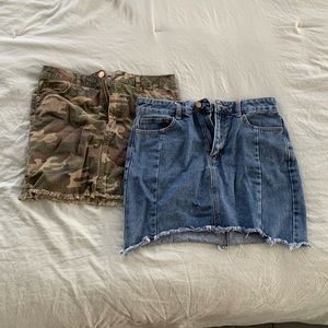 Forever 21 mini skirts